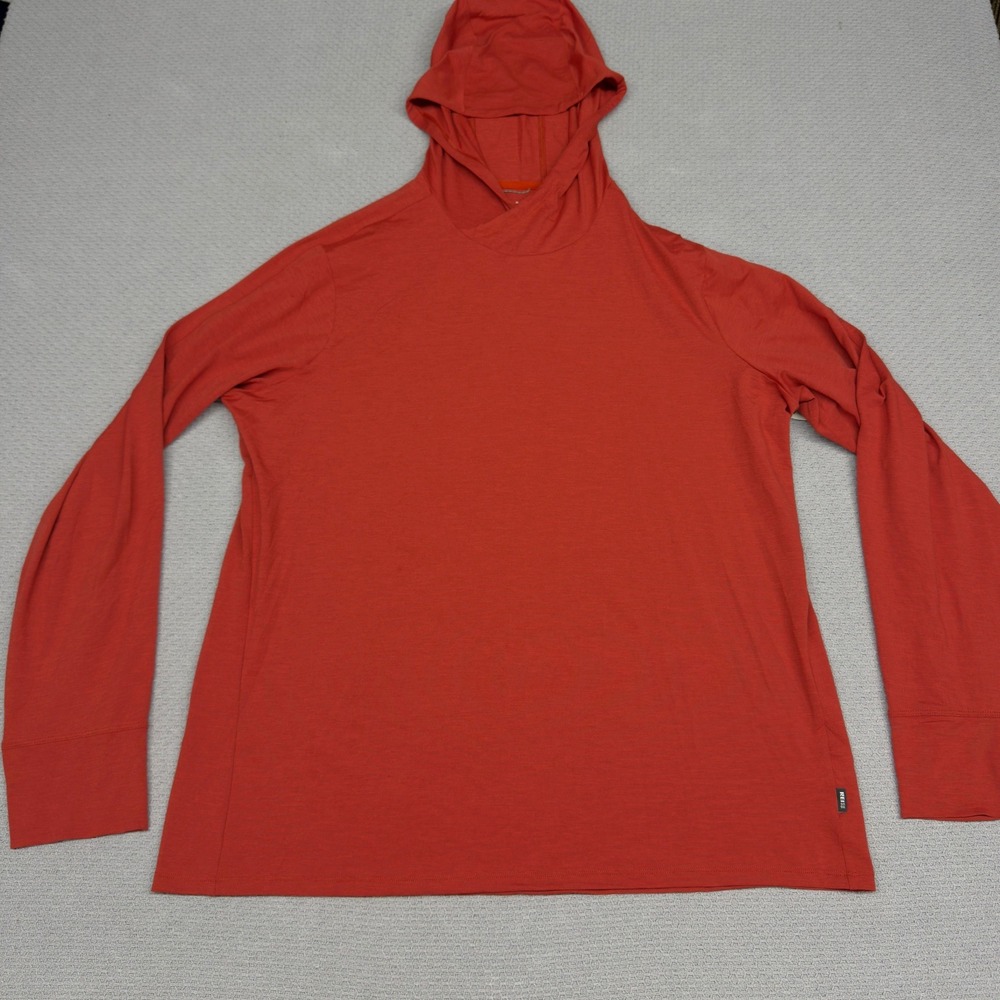 New REI Sahara Shade Hoodie Mens XL Red UPF Lightweight Hiking Trekking Outdoor